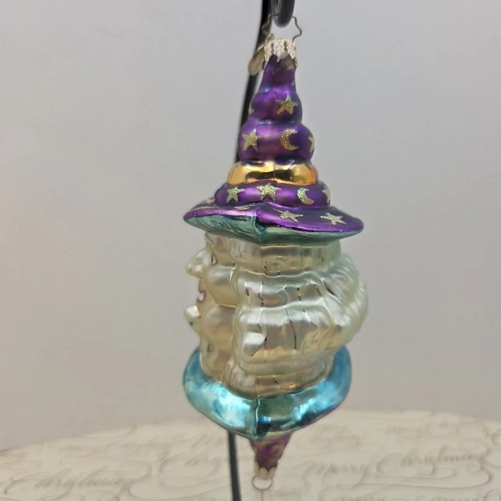 2000 Christopher Radko Good Witch Bad Witch Halloween Ornament 00-119-0 VTG 7